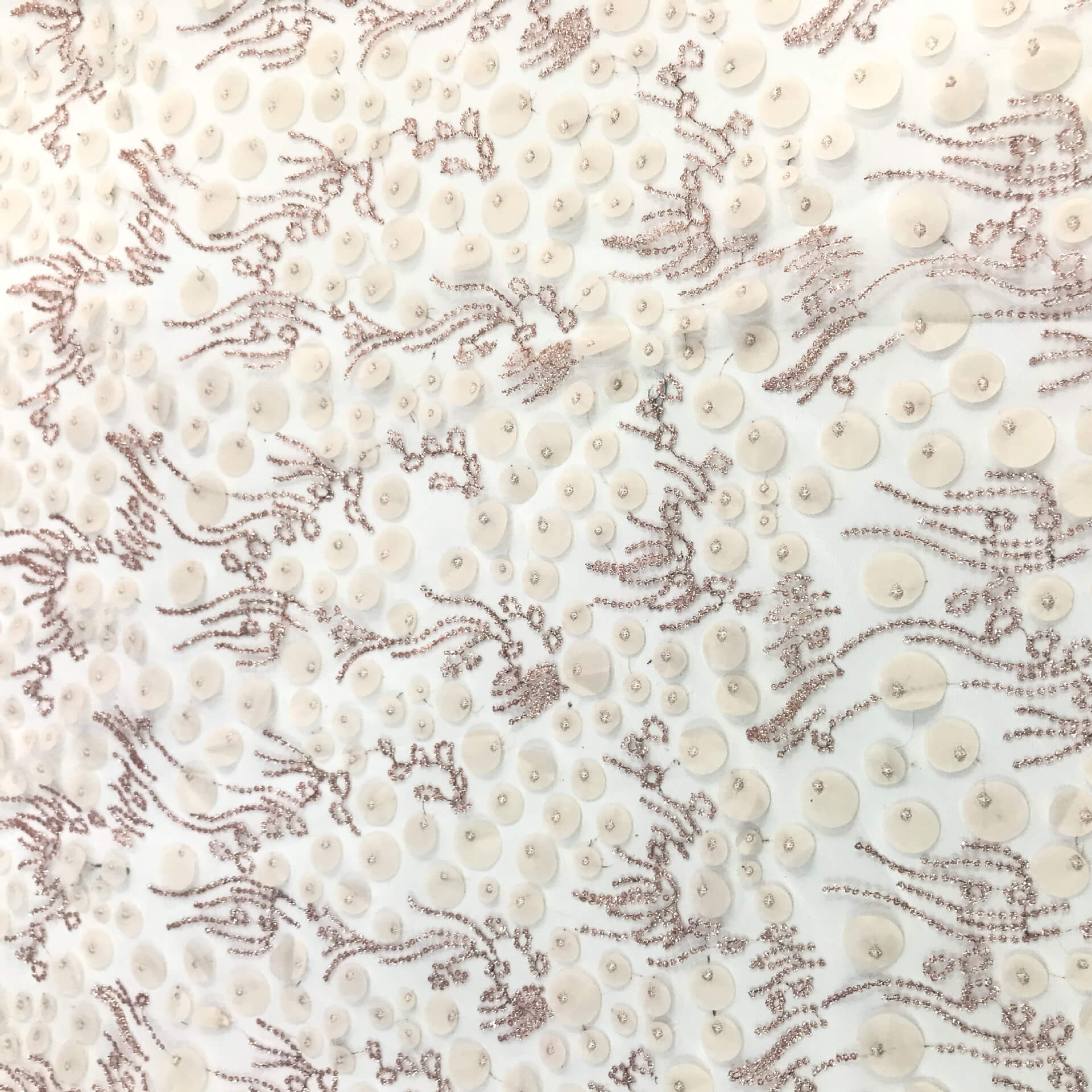 Dress Sequin Women's Polyester Embroidered Fabric for Women's Wear Who 5