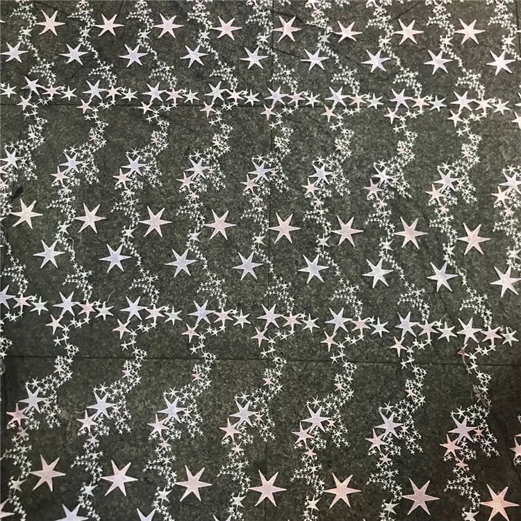 Embroidered Fabric Star Women's Polyester for Women's Wear Wholesale S