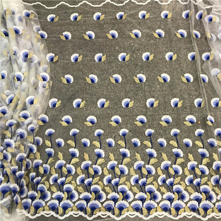Embroidered Fabric Women's Polyester for Women's Wear Wholesale Suppli