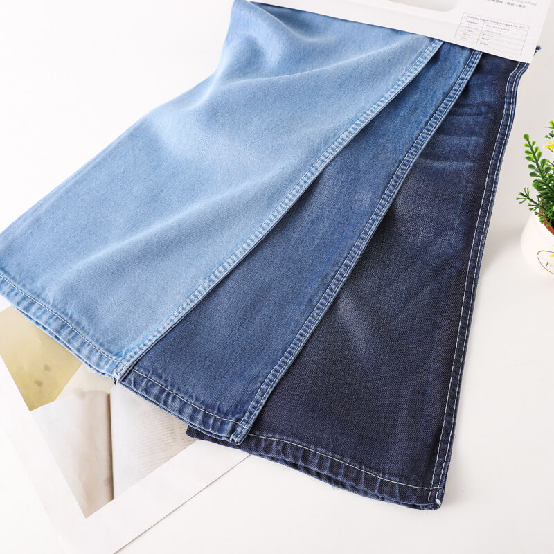 Dress Lyocell Woven Denim Fabric for Dress Wholesale Supplier 4