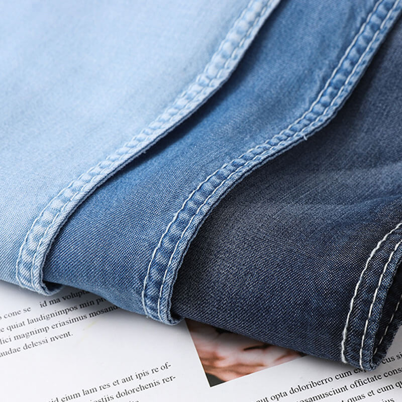 Dress Lyocell Woven Denim Fabric for Dress Wholesale Supplier
