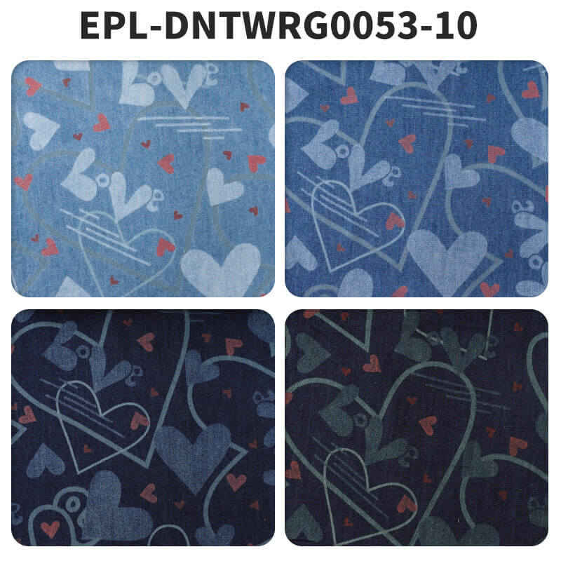 Printed 100% Cotton Woven Denim Fabric for Blouse Wholesale Supplier 14