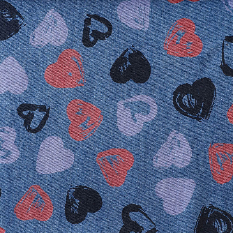 Printed 100% Cotton Woven Denim Fabric for Blouse Wholesale Supplier 3