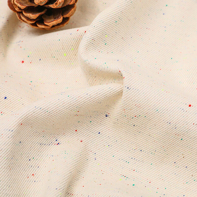 White Workwear 100% Cotton Woven Denim Fabric for Apparel Wholesale Su