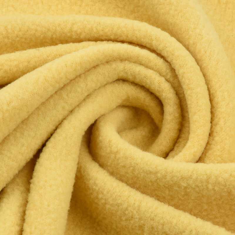 Home Textile Polyester Knit Polar Fleece Fabric for Hoodie Wholesale S