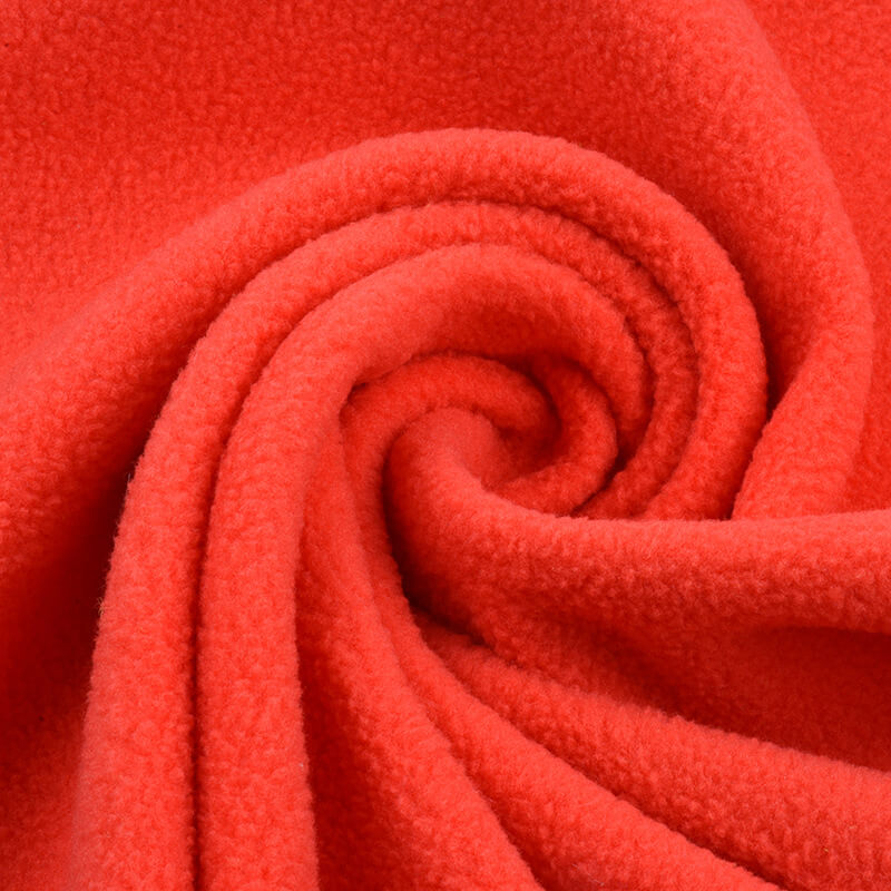 Home Textile Polyester Knit Polar Fleece Fabric for Hoodie Wholesale S