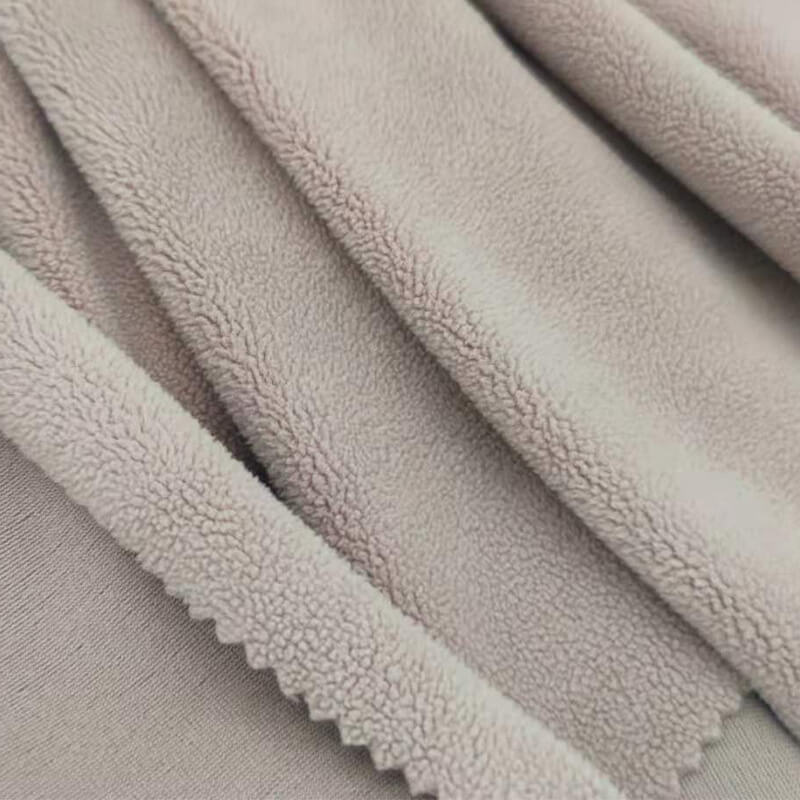 Home Textile Polyester Knit Polar Fleece Fabric for Hoodie Wholesale S