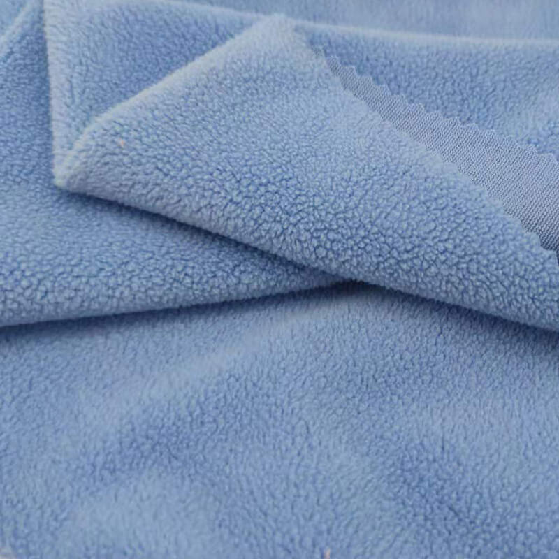 Home Textile Polyester Knit Polar Fleece Fabric for Hoodie Wholesale S 3