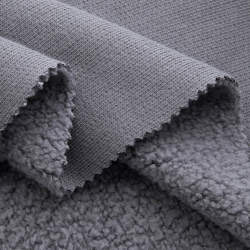 400G Polyester Knit Polar Fleece Fabric for Hoodie Wholesale Supplier