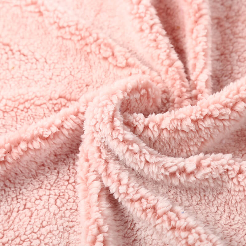 Loungewear Dyed Lining Polyester Polar Fleece Fabric for Loungewear Wh