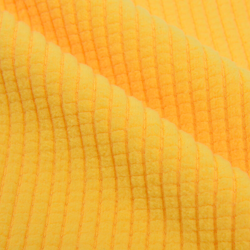 Plaid Jacquard Sofa Spandex Polar Fleece Fabric for Sofa Cover Wholesa 24