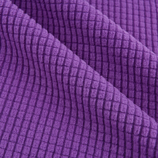 Plaid Jacquard Sofa Spandex Polar Fleece Fabric for Sofa Cover Wholesa 27