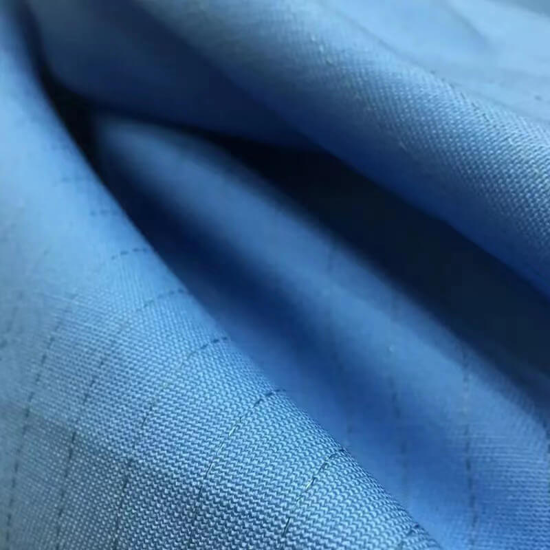Protective Polyester Cotton Blend Anti-Static Flame Retardant Fabric f
