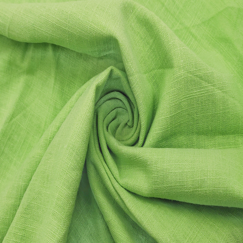 Solid Casual Home Textile 100% Cotton Woven Fabric for Blouse Wholesal