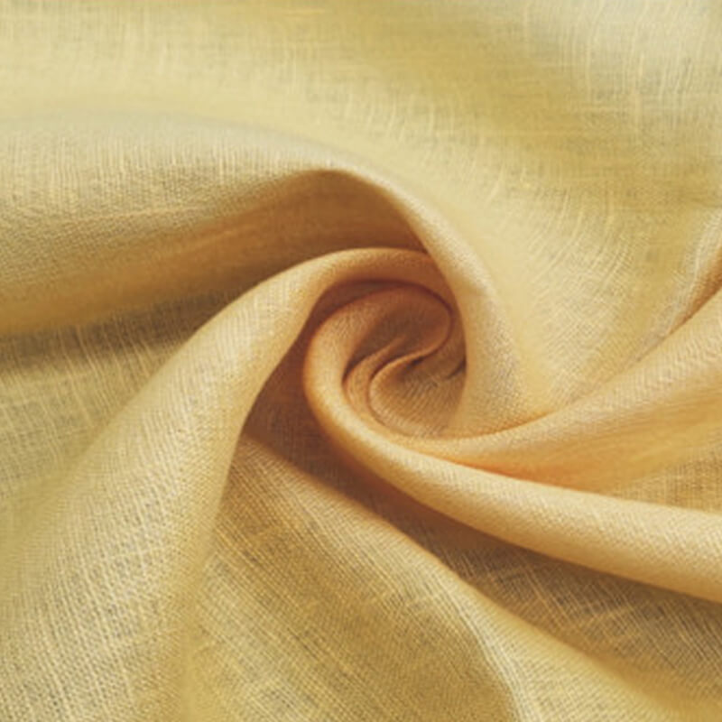 Dress Solid Linen Woven Fabric for Blouse Wholesale Supplier