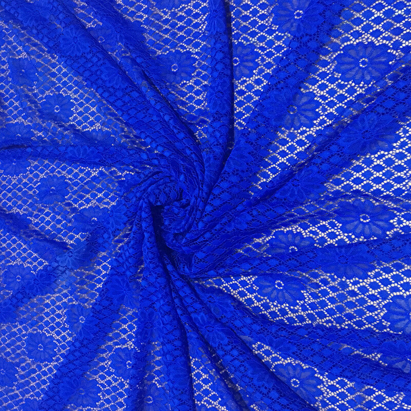 Lace Trim Cutwork Women's Nylon Warp Knit Lace Fabric for Women's Wear