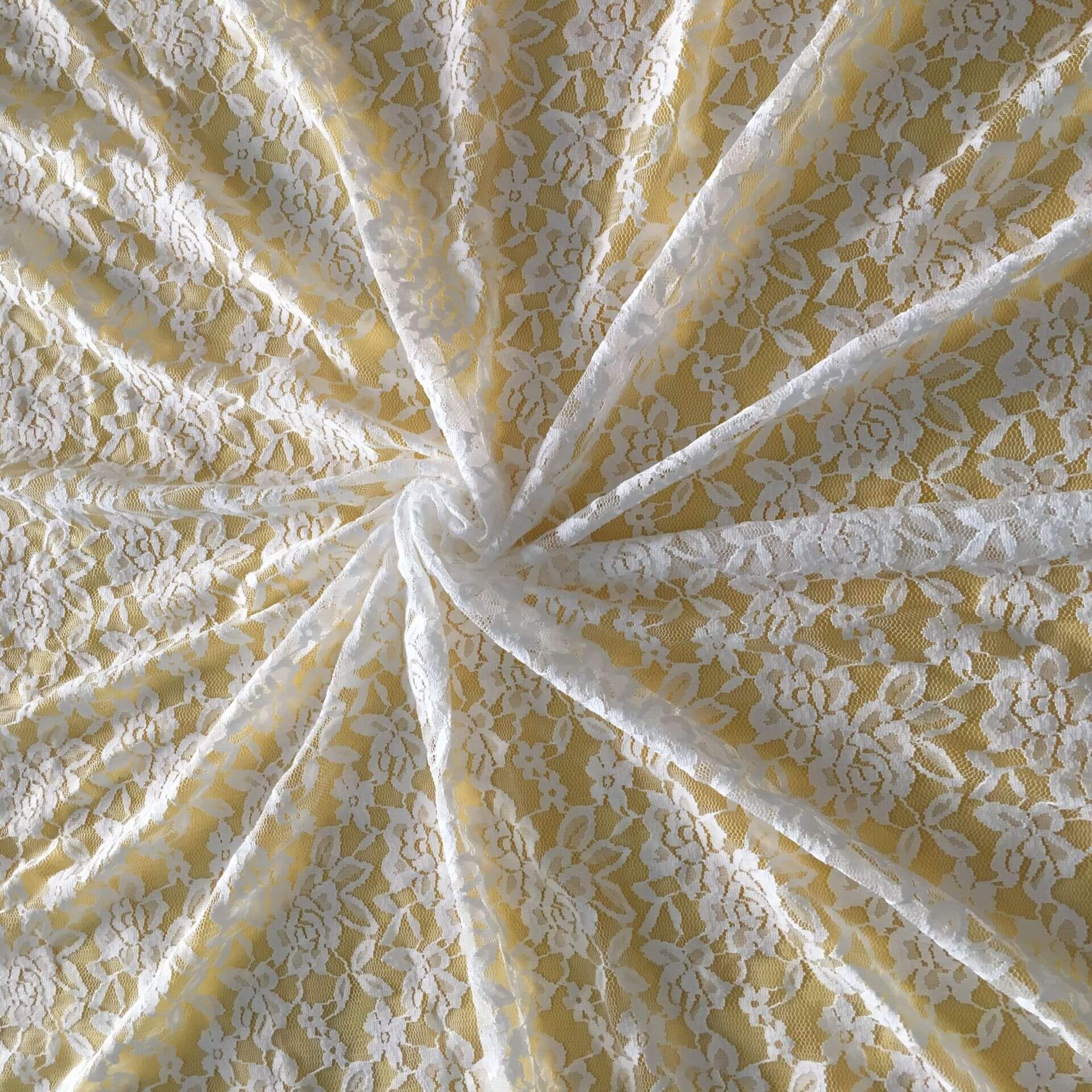 Lace Fabric Dress Peony Nylon Warp Knit for Women's Wear Wholesale Sup