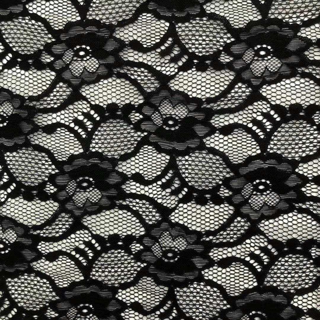 Lace Fabric Bridal Evening Nylon Warp Knit for Women's Wear Wholesale 4