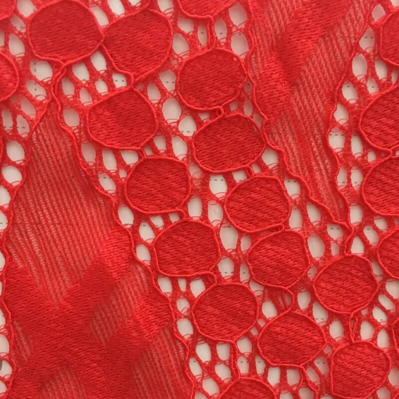 Lace Trim Nylon Warp Knit Lace Fabric for Apparel Wholesale Supplier 11