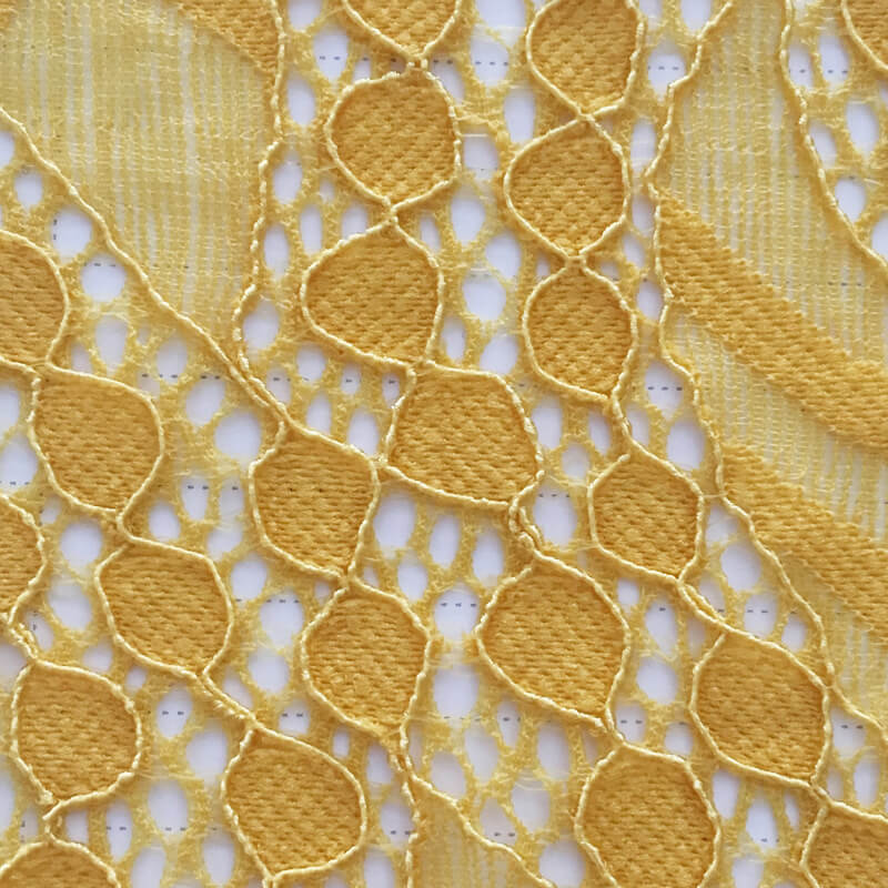 Lace Trim Nylon Warp Knit Lace Fabric for Apparel Wholesale Supplier 17