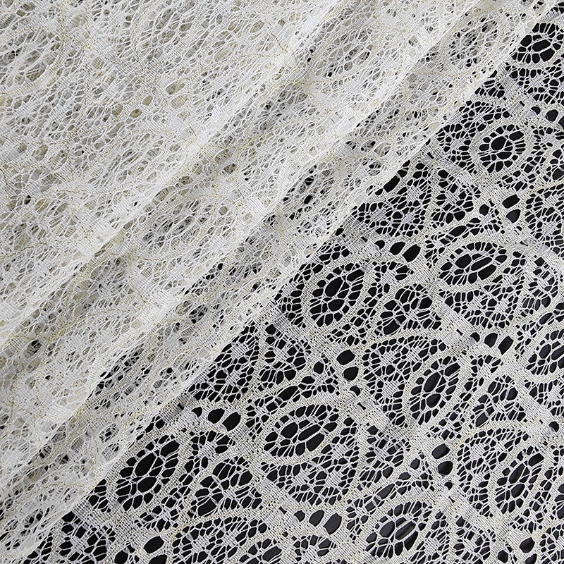 Lace Fabric Dress Cutwork Nylon for Women's Wear Wholesale Supplier