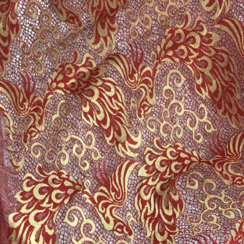 Lace Trim Lace Fabric Phoenix Nylon for Apparel Wholesale Supplier