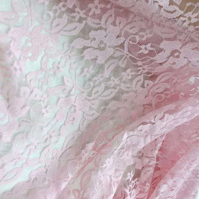 Lace Trim Nylon Warp Knit Lace Fabric for Apparel Wholesale Supplier