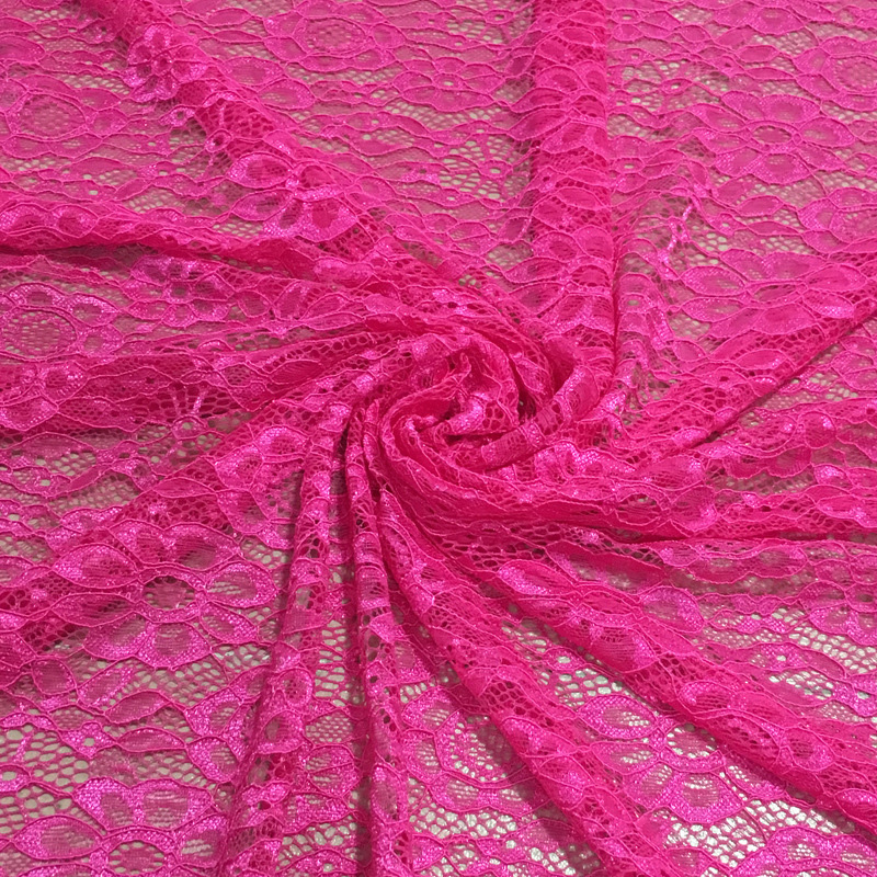 Lace Trim Lace Fabric Cutwork Nylon Warp Knit for Women's Wear Wholesa