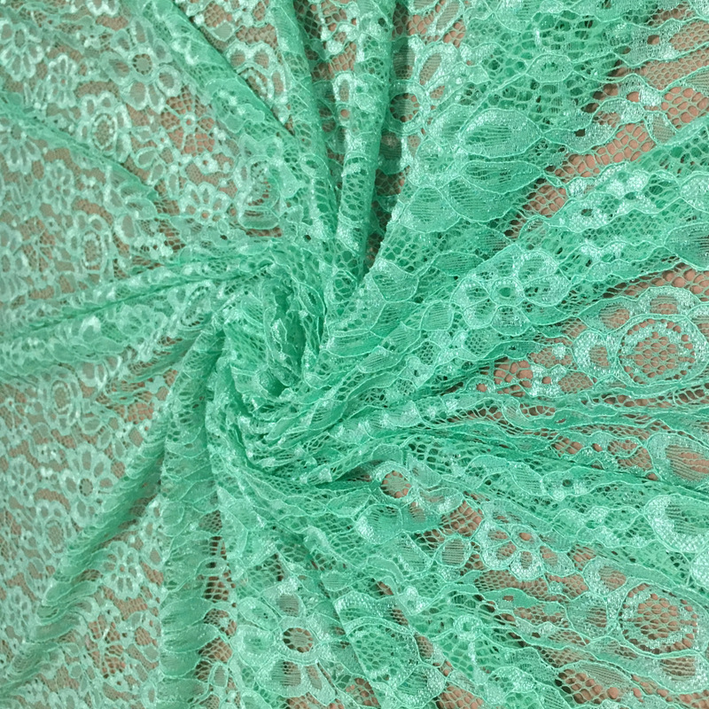 Lace Trim Lace Fabric Cutwork Nylon Warp Knit for Women's Wear Wholesa