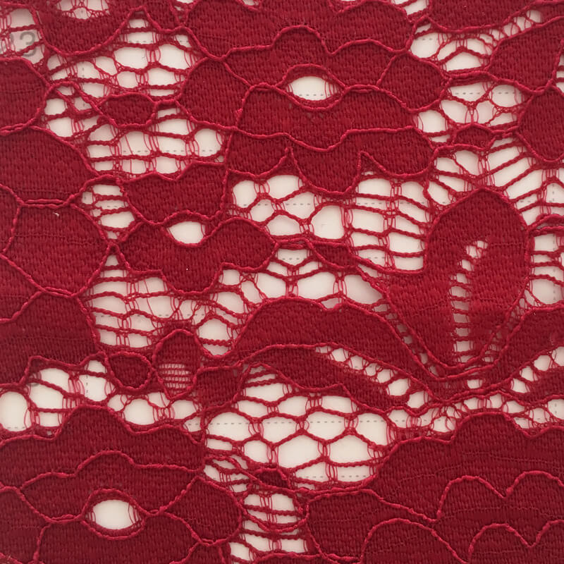 Lace Fabric Cutwork Nylon Warp Knit Wholesale Supplier 16