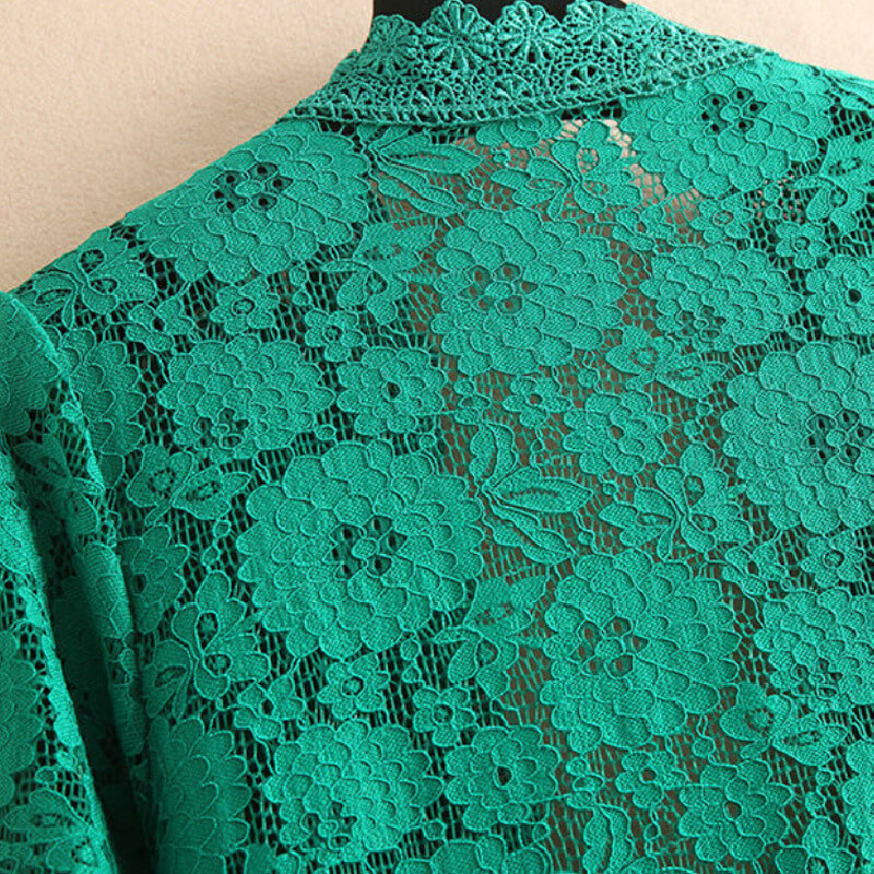 Lace Fabric Cutwork Nylon Warp Knit Wholesale Supplier 4