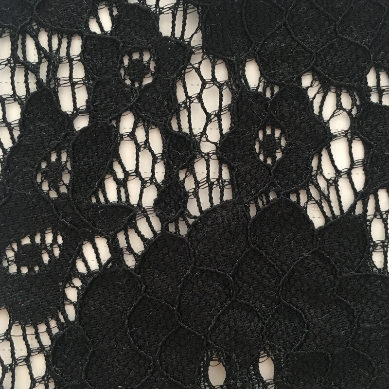 Lace Fabric Cutwork Nylon Warp Knit Wholesale Supplier 6