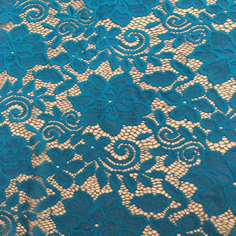 Lace Trim Women's Nylon Warp Knit Lace Fabric for Women's Wear Wholesa