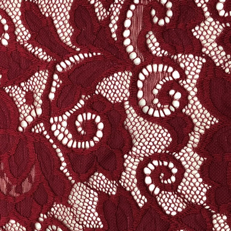 Lace Trim Nylon Warp Knit Lace Fabric for Apparel Wholesale Supplier 10