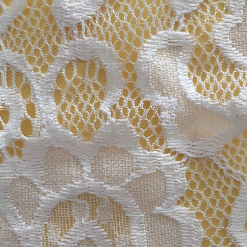 Lace Trim Nylon Warp Knit Lace Fabric for Apparel Wholesale Supplier 12