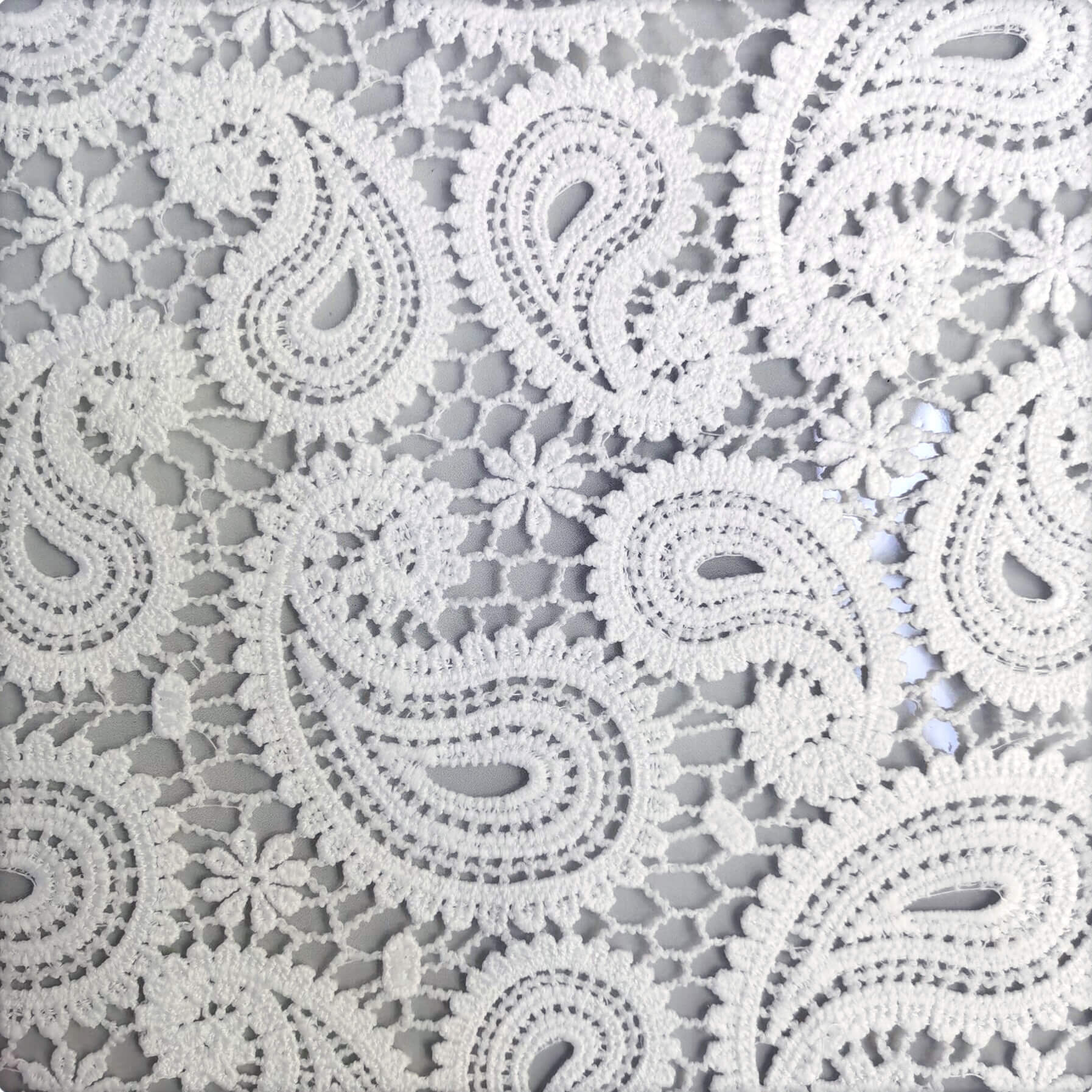 Embroidered Lace Milk Silk All-Over Polyester Lace Fabric for Apparel