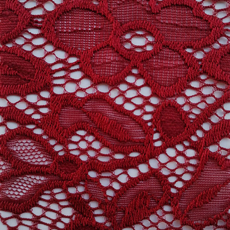 Lace Fabric Cutwork Nylon Warp Knit Wholesale Supplier 16
