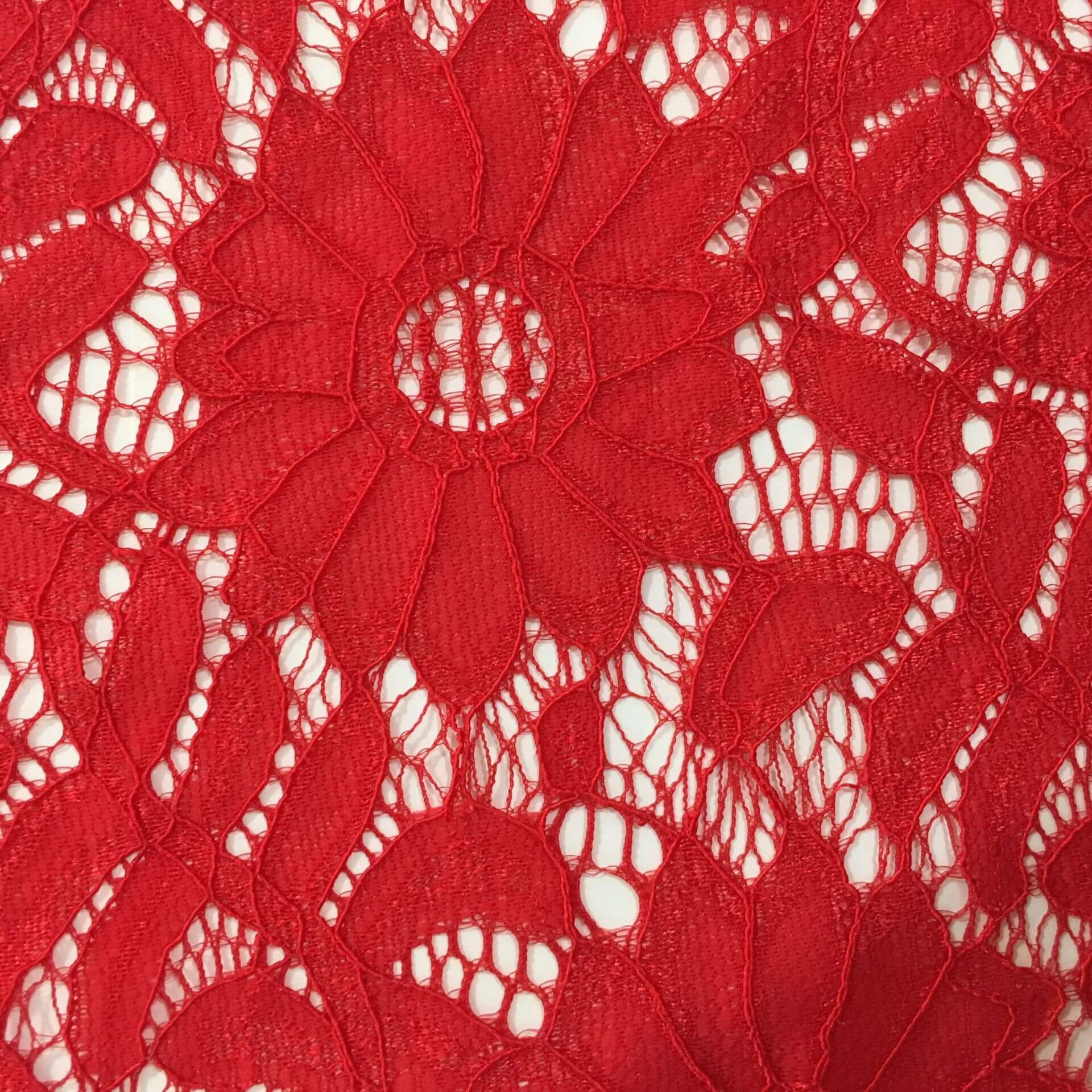 Dress Bright Women's Nylon Warp Knit Lace Fabric for Women's Wear Whol