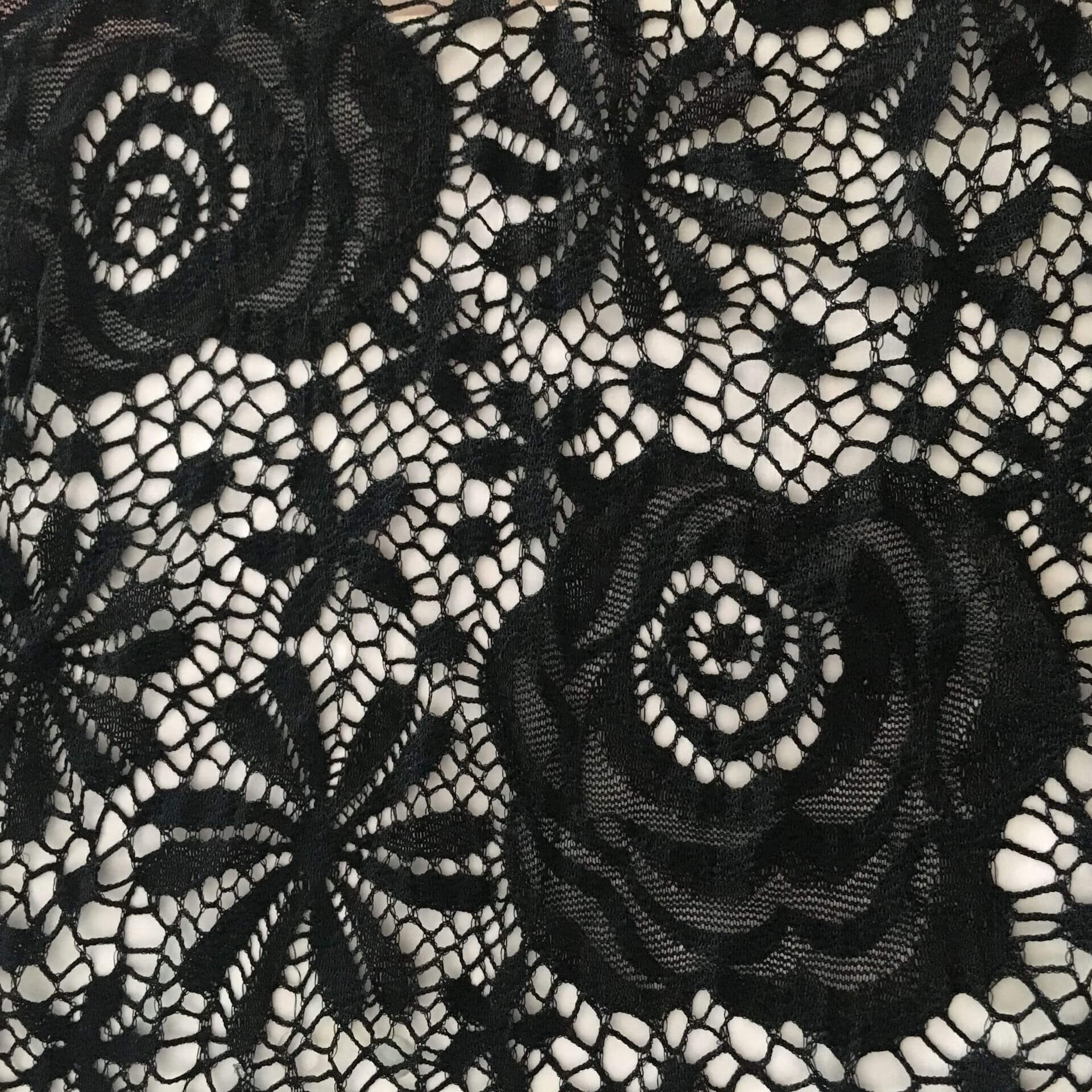 Lace Fabric Dress Large Floral for Women's Wear Wholesale Supplier 11