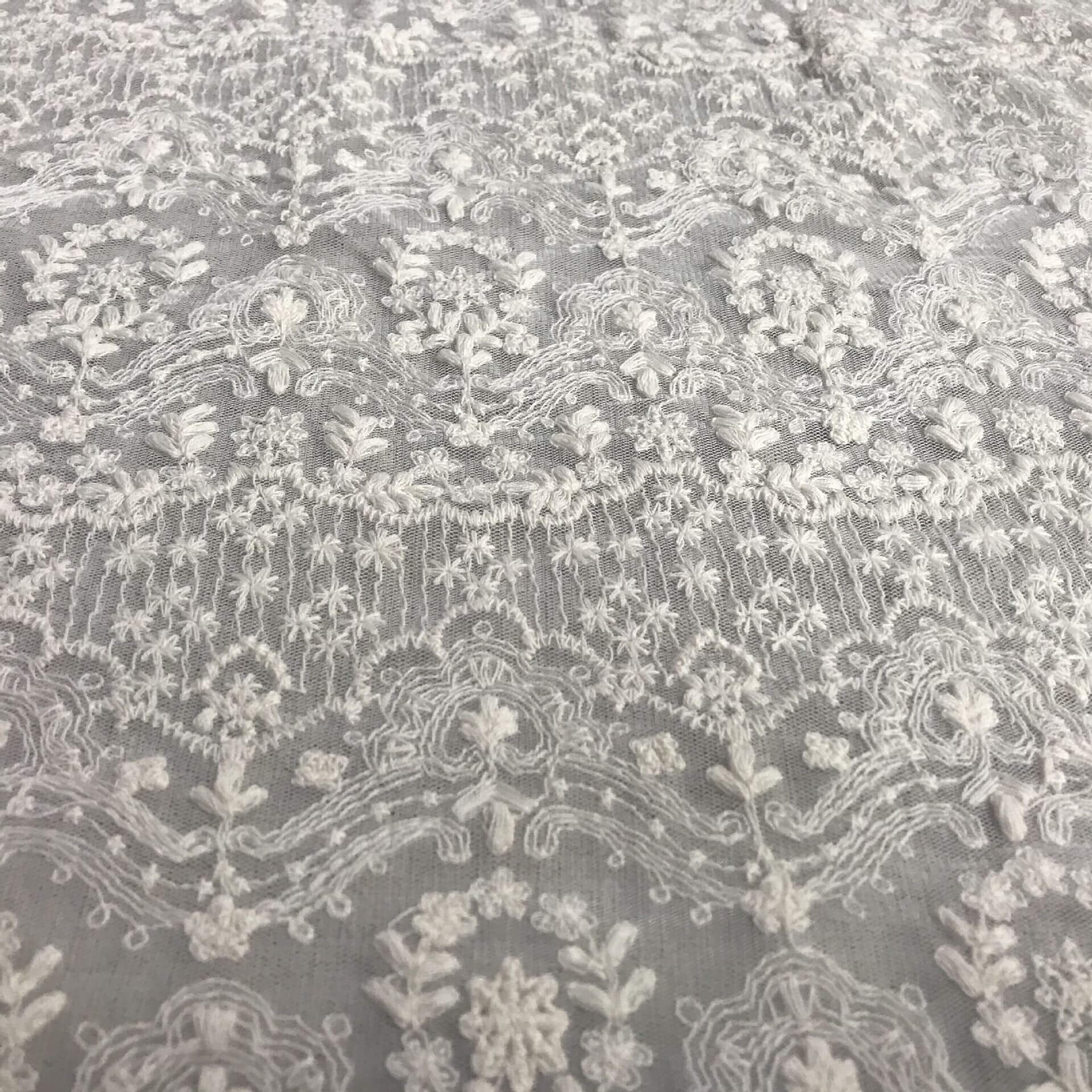 Lace Fabric Water Soluble Lace Fabric Dress Polyester for Women's Wear