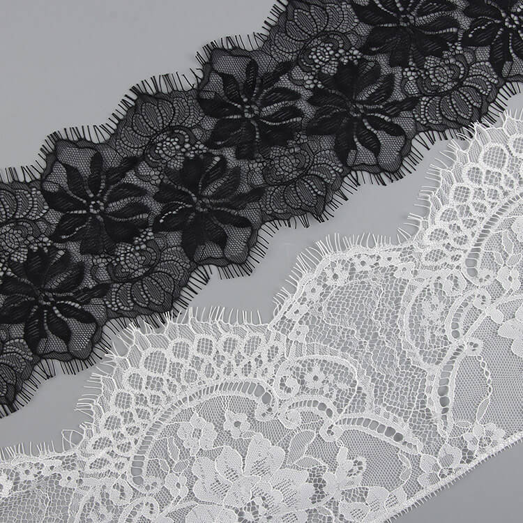 Lace Trim Eyelash Bridal Lace Fabric for Bridal Wholesale Supplier