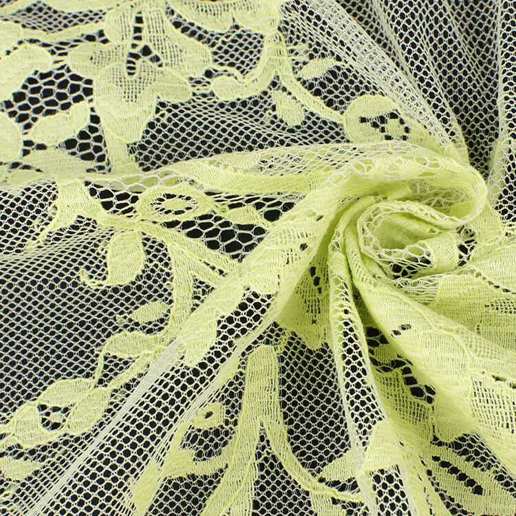 Lace Fabric Dress Eyelash Nylon for Women's Wear Wholesale Supplier