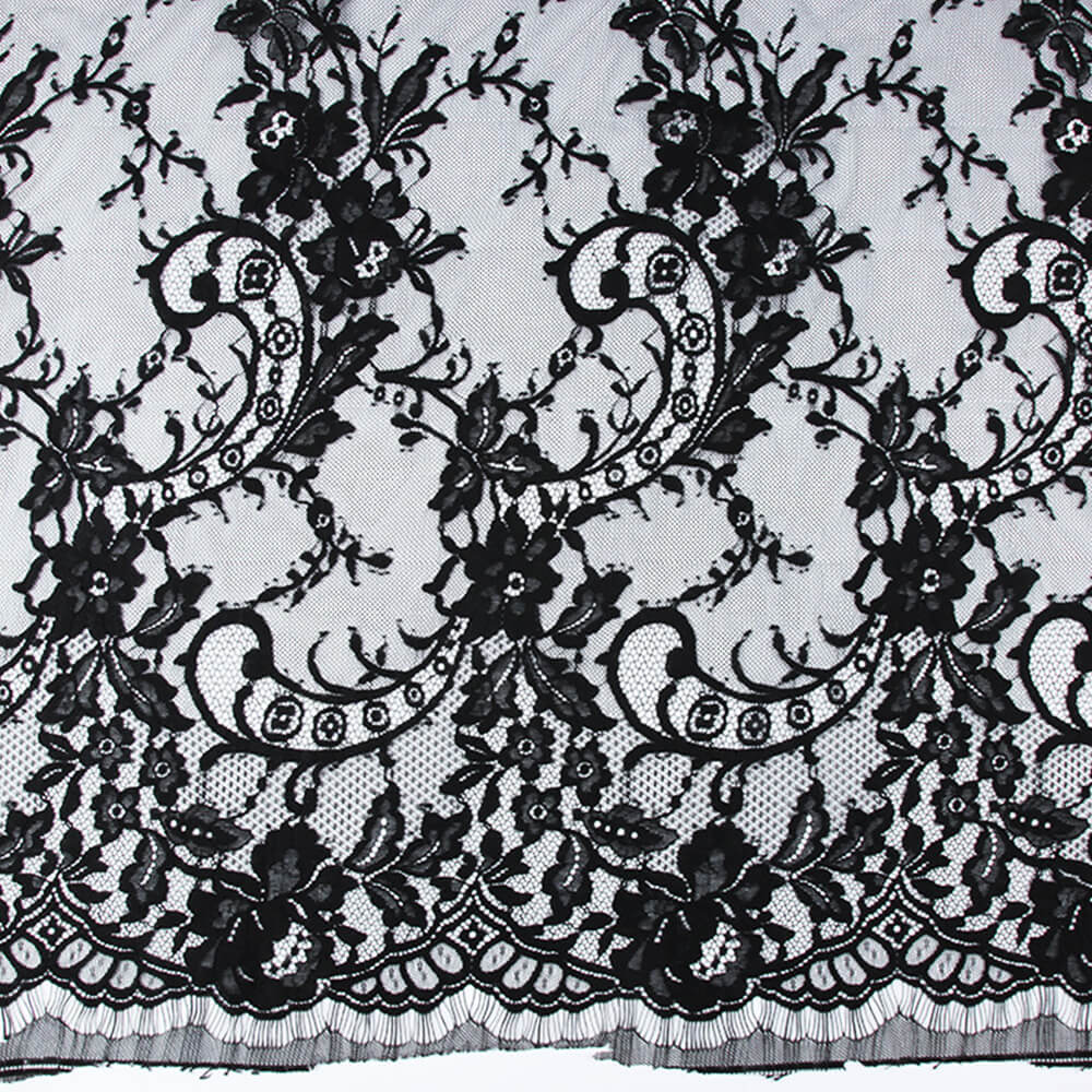 Lace Fabric Dress Eyelash Nylon for Women's Wear Wholesale Supplier 3