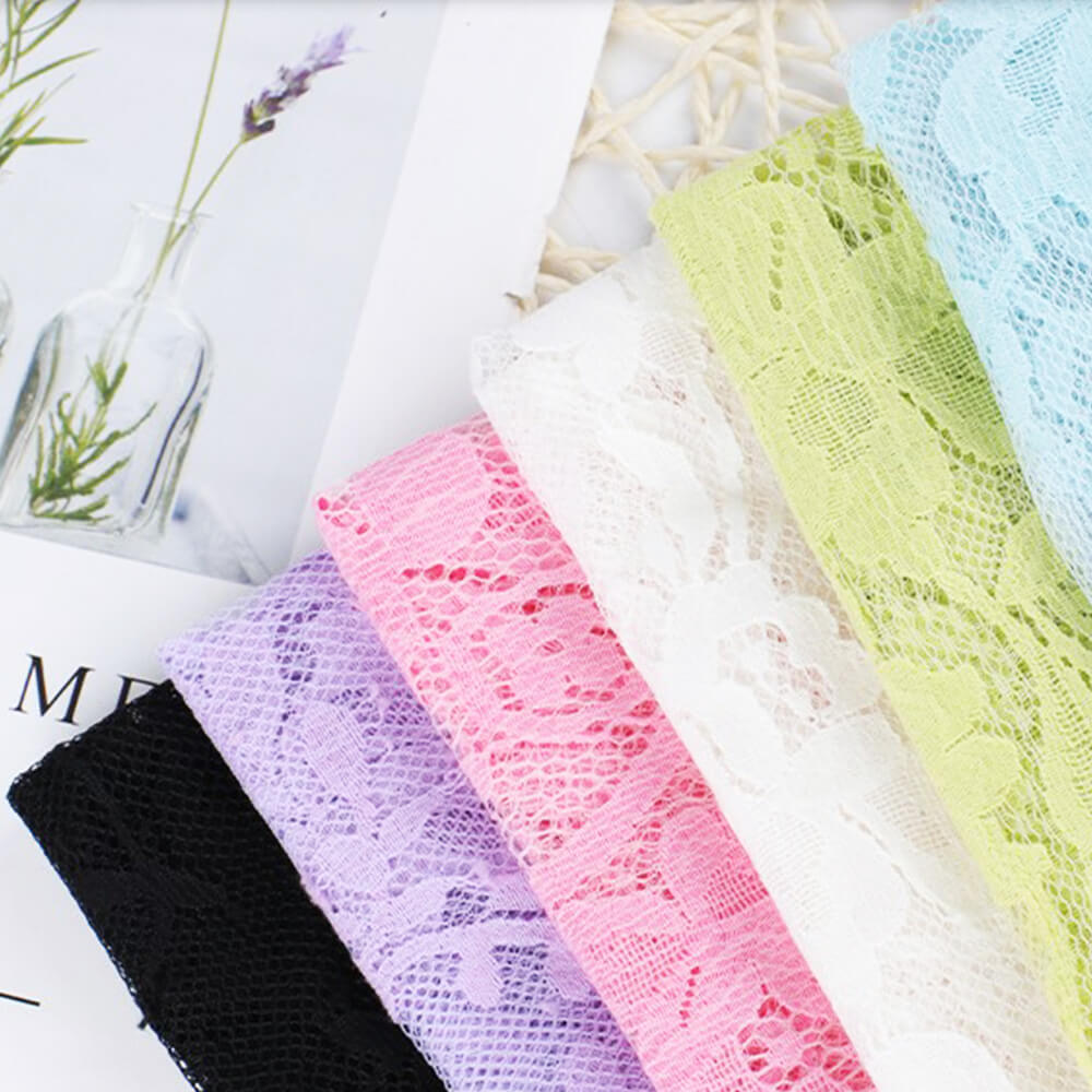 Lace Fabric Dress Eyelash Nylon for Women's Wear Wholesale Supplier 5