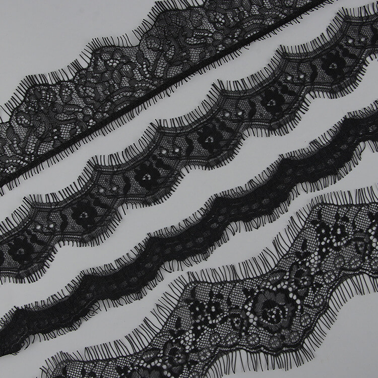 Dress Cuff Lace Small Floral Lace Fabric for Women's Wear Wholesale Su