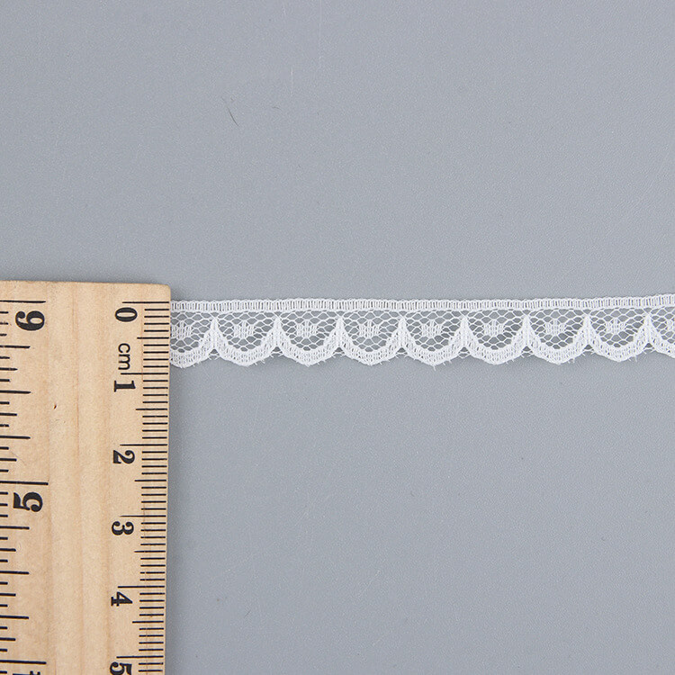 Lace Trim White Nylon Lace Fabric for Apparel Wholesale Supplier 5