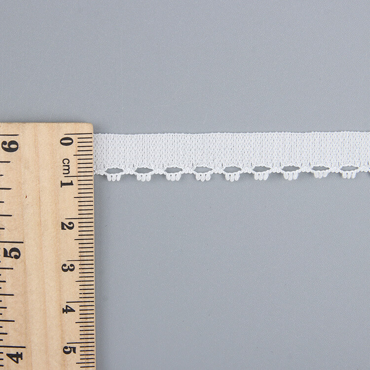 Lace Trim White Nylon Lace Fabric for Apparel Wholesale Supplier 8