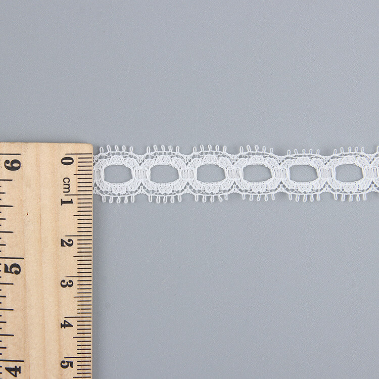 Lace Trim White Nylon Lace Fabric for Apparel Wholesale Supplier 9