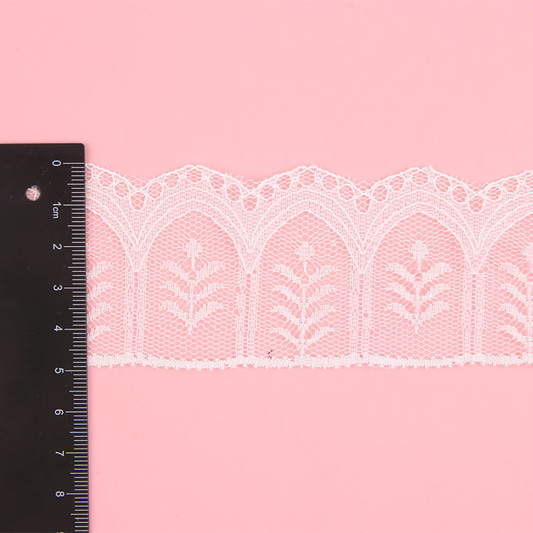 Lace Trim White Nylon Lace Fabric for Apparel Wholesale Supplier 5