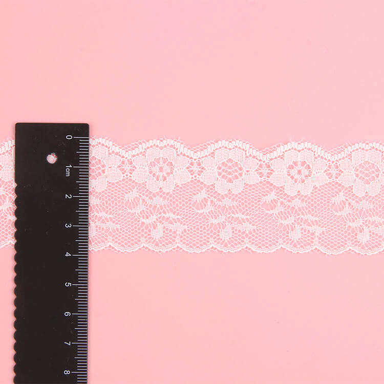Lace Trim White Nylon Lace Fabric for Apparel Wholesale Supplier 6